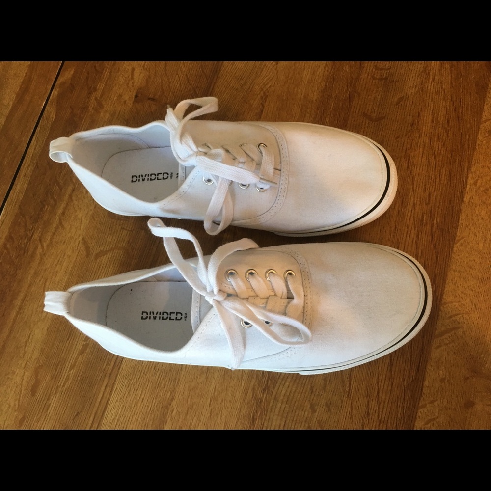 White sneakers